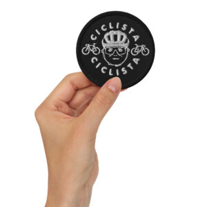 Parches bordados Ciclista